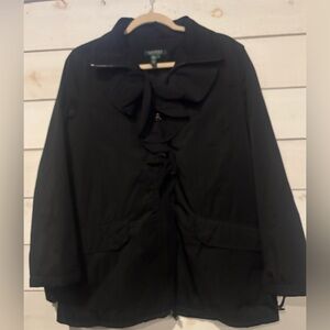 Ralph Lauren Black Utility Jacket for Women in size Large. Great condition!